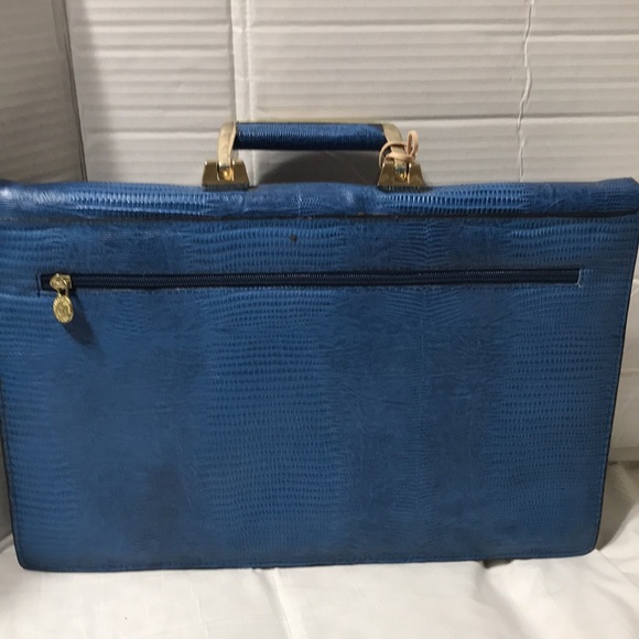 Roberto Roma snake embossed leather case. Made in Korea. Nwt - Picture 3 of 10